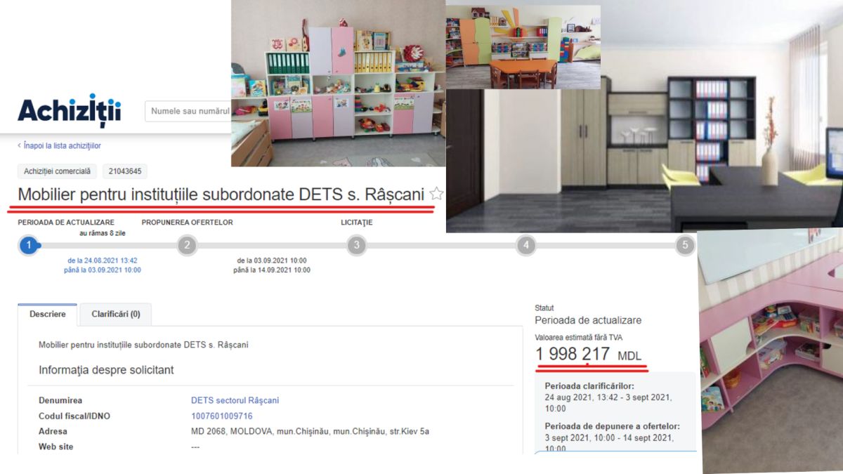 Read more about the article DETS Râșcani achiziționează mobilă pentru grădinițe și școli