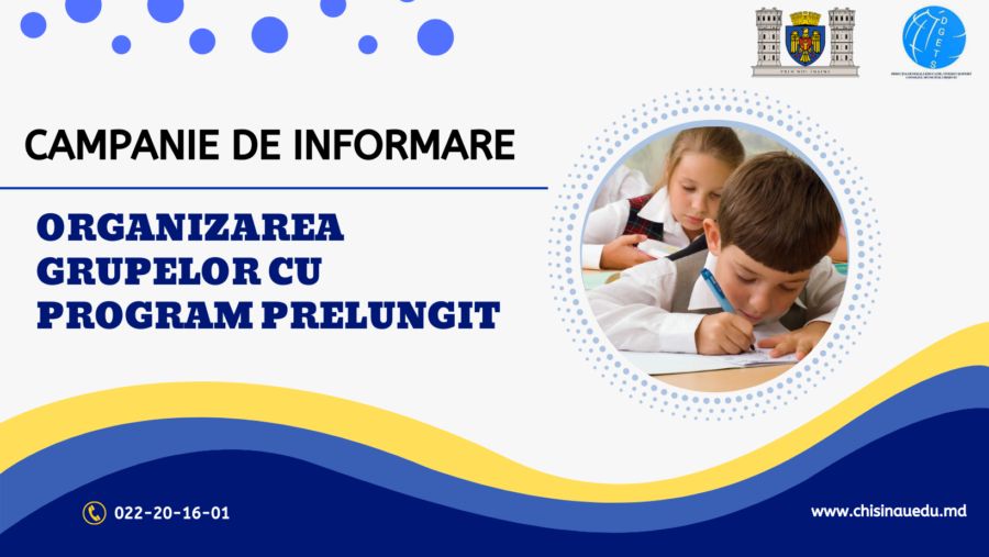 Read more about the article Grupele cu Program Prelungit – campanie de informare a DGETS
